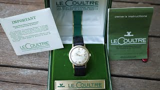 RARE LeCoultre Master Mariner automatic K881 from 1962 - fully original w box & documents