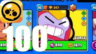 Brawl Stars - Gameplay Part 100 - Surge On 16 Rank