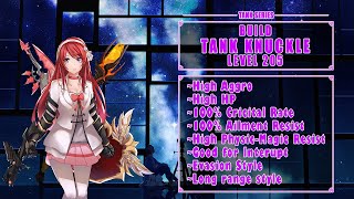 [Toram Online] Build Tank Knuckle Level 205