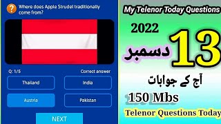 Telenor Questions Today || My Telenor Today Questions || Telenor Answer