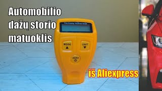 Automobilio dažų storio matuoklis iš Aliexpress