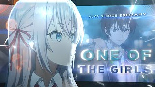 Alya x Kuze 💞 - One Of The Girls [Edit/AMV] (+Project File) Quick! 4k