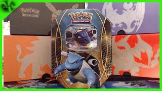 Pokemon Blastoise EX Tin Opening - EPIC MUST SEE PULL!!!