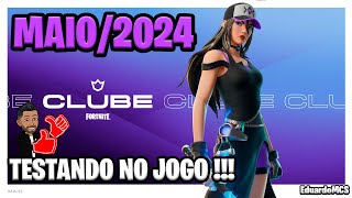 CLUBE FORTNITE: TODAS AS RECOMPENSAS 05/2024 ⚔️👻