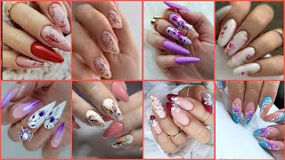 decorated nail designs /nail art designs simple/nails art/nail art designs bridal/french nail design