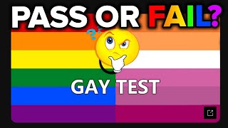 I Took The Gay Test... IT'S RIGGED!