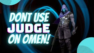 This is why you DON'T USE JUDGE ON OMEN - VALORANT split gameplay