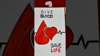 #world blood donor day # give blood save life