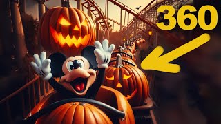 Mickey Mouse 360 🎃 Halloween Disney Roller Coaster