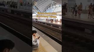 Suasana stasiun Taichung disaat imlek 2024.