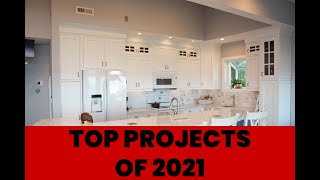 Top Projects from 2021 - Kitchen and Bath Remodels