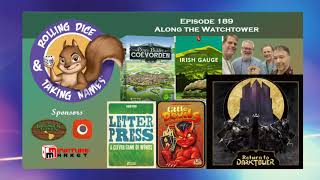 Episode 189: Dark Tower, Irish Gauge, Little Devils, Letter Press, Town Builder: Coevorden