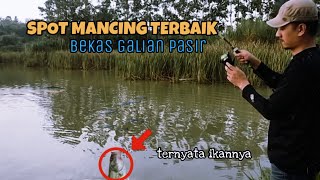 🔴G4k Ny4ngk4!!! mancing di bekas tambang pasir dapat 1n1..