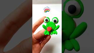 Cara membuat katak dari Clay #shorts