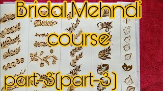 Bridal Mehndi course day-3 (part-2)||learn with @sehreenshennaclasses#mehandi #simplemehndi #mehandi