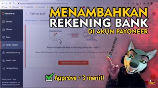 Cara Menambahkan Rekening Bank di Akun Payoneer Terbaru 2023