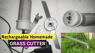 Rechargeable Homemade #GRASS_CUTTER | ഇനി ഈസിയായി പുല്ലുവെട്ടുന്ന മെഷീൻ ഉണ്ടാക്കാം