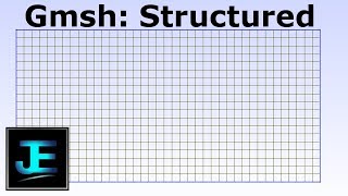 GMSH: Structured (Transfinite) Rectangular Mesh (4 Pt)