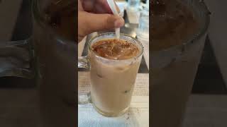 REFRESHING COLD COFFEE! #asmr #satisfying #refreshing #coldcoffee #drink #shorts