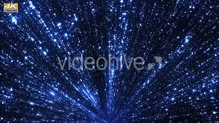 Rising Blue Particles 4K Glamour Background Sparkle Footage Video Animation Loop