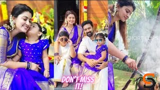 Actor Prasanna & Actress Sneha celebrating Pongal with kids