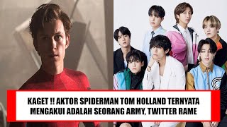 KAGET !! AKTOR SPIDERMAN TOM HOLLAND MENGAKUI TERNYATA ADALAH SEORANG ARMY, LANGSUNG JADI SOROTAN !!