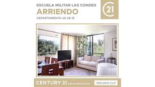 Depto en arriendo Escuela Militar Las Condes 133 m2 4D 2B 1E y Bodega