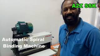 Automatic Spiral Binding Machine