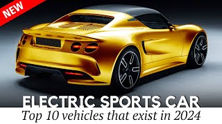 All-New Sports Cars of 2024: Best Coupes with Electric Powertrains