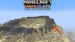 NEW Stony Peaks Mountain Biome! Minecraft 1.18 Experimental Snapshot 3