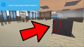 How to create ropes | Roblox Studio Tutorial #3