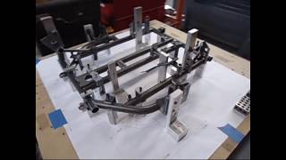 Building a variable traction drift trike - part 3 - frame jig - welding