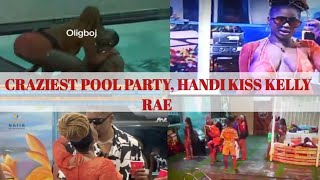 WATCH FULL VIDEO: CRAZIEST POOL PARTY| HANDI KISS KELLY RAE| BIG BROTHER NAIJA2024 | BBNAIJA|