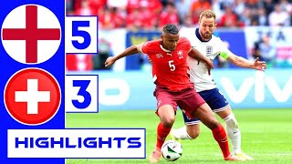 England 1vs1 Switzerland 5-3 Full Penalty Shootout Highlights Euro 2024 💥🔥 HIGHLIGHTS EURO 2024