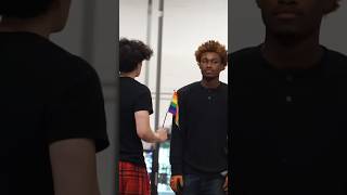 Acting Sus To People During Pride Month Prank 💀💀 Via @Asiankidstevo #shorts #jokes #funny