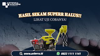 Instalasi Mesin Penepung Sekam, Hasilkan Sekam Super Halus | Whatsapp: +62 823-1111-1141