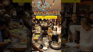 Part 1: Vikings Buffet Eat for FREE on your Birthday #buffet #unlimited #vikings #shorts