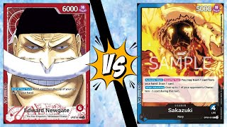 Broken red deck vs Sakazuki || Locals feature match || One Piece TCG