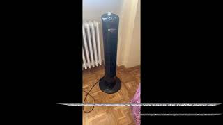 Orbegozo TW 0800 - Ventilador de torre con temporizador, bandeja para Esencias, 3 Velocidades