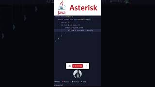 JAVA Asterisk design | Coding WhatsApp status