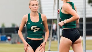 sports highlight Cal Poly women's high jump