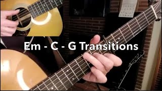 Beginner Lesson Em - C - G Transitions [ Adrianne Lenker - "Indiana" ]