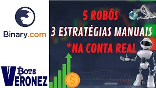 OPEREI COM TODOS OS MEUS ROBÔS E ESTRATÉGIAS MANUAIS - TUDO NA CONTA REAL 🤑😱 FATURANDO AO VIVO !!!