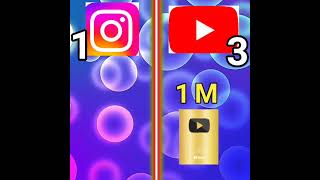 INSTAGRAM VS YOUTUBE COMPARISON 😇😇#shorts#ytshorts#instagram# #youtube#comparison