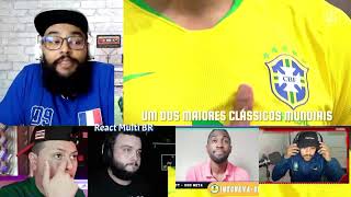 React Multi - Brasil vs Argentina | BATALHA DE RAP ( FutRap / FutParódias )