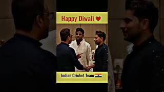 Indian Cricket Team Celebrates Diwali @ViratKohli@RohitSharma