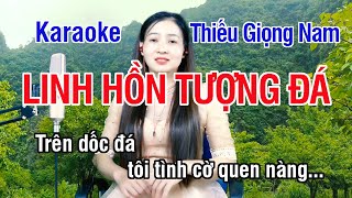 Linh Hồn Tượng Đá ✔ Karaoke Thiếu Giọng Nam ► Song Ca Với Ngọc Lan ❖ Thiết TV