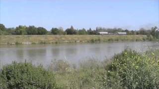 Sacramento Southern Steam Train Along The Sacramento River