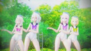 ||MMD - Yowane Haku, Megurine Luka, Kagamine Rin, IA|| - Sugar Free