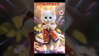 cat funny dancing 😂 moye moye song😂😍 #cat #dance #moye_moye  #youtubeshorts